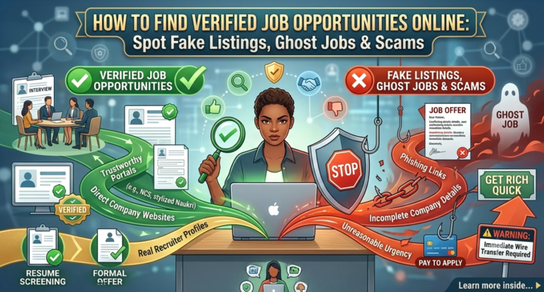 How to Find Verified Job Opportunities Online: Spot Fake Listings, Ghost Jobs & Scams